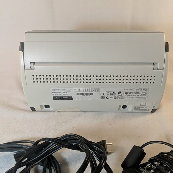 Fujitsu ScanSnap S510 Color Image Scanner Silver with Adapter Connection Cables - Picture 9 of 16
